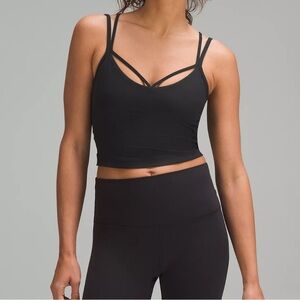 lululemon athletica Black Crop Top